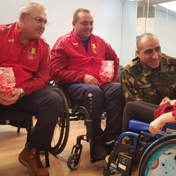 Militarii Invictus România, alături de copiii cu dizabilități din Sectorul 6